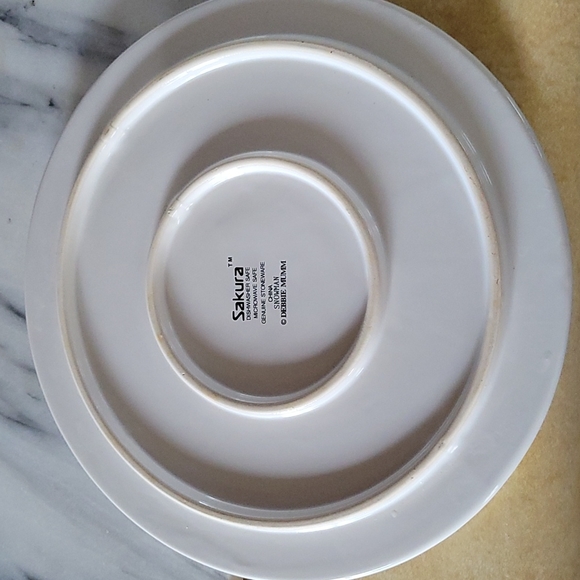 Sakura Debbie Mumm plate~spoon rest - Picture 2 of 5